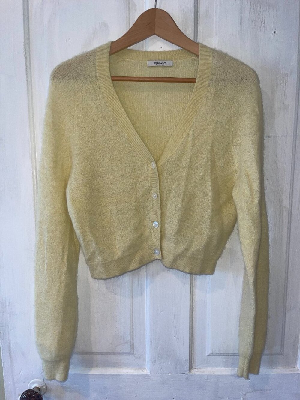 Madewell Alpaca Blend Cropped Cardigan